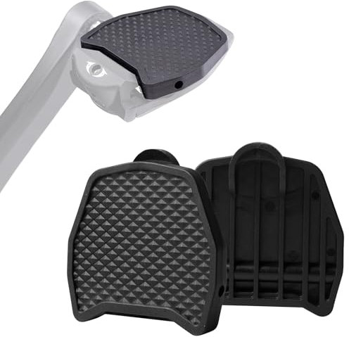 2 Stück Road Bike Pedal Plates Cleats, Clipless Pedale, Flache Pedalen Clipless, Ersatz Pedalkonverter Stollenabdeckung Klicklos Flachpedalkonverter Für Normale Schuhe, Heimtrainer-Zubehör