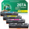 GREENSKY 207A mit Chip Kompatibel für HP 207A 207X für HP Color Laserjet Pro MFP M283fdw Toner Schwarz M283fdn M283cdw M282nw Color Laserjet Pro M255dw M255nw W2210A W2211A W2212A W2213A (4-Pack)