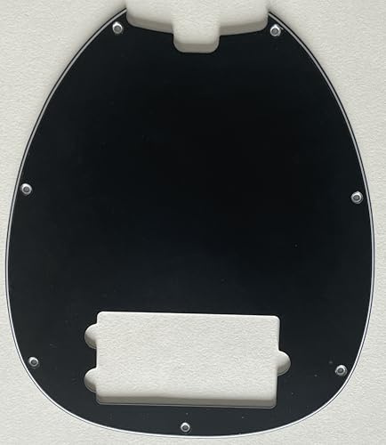 Schlagbrett für Ernie Ball OLP Bass 4 Saiten Style Gitarre (3-lagig, schwarz)