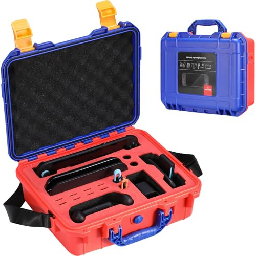 FPVtosky Koffer für Nintendo Switch 2（2025）,wasserdichte Hartschalentrage Tasche für Switch 2 Zubehör,Farbig（Nur Case）