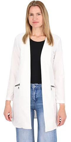 Malito - Damen Langarm Casual Blazer - offener eleganter Stretch-Blazer - weich & figurumspielend - Business Longblazer 6041