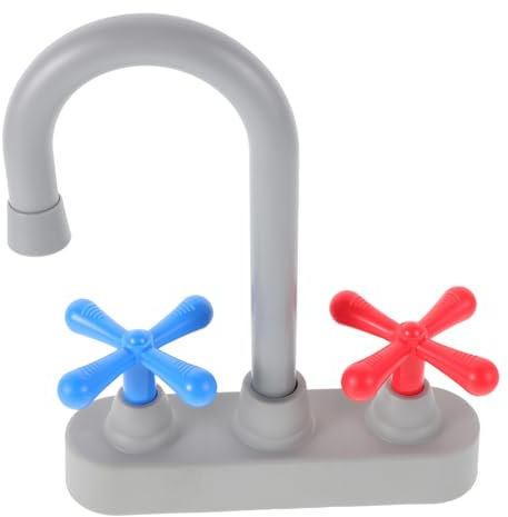 BESPORTBLE Ersatz-Wasserhahn Für Kinderküche: Aufsatz Für Die Spielspüle Aus Kunststoff – Abgerundete Kanten Für Sicheres Und Kreatives Rollenspiel