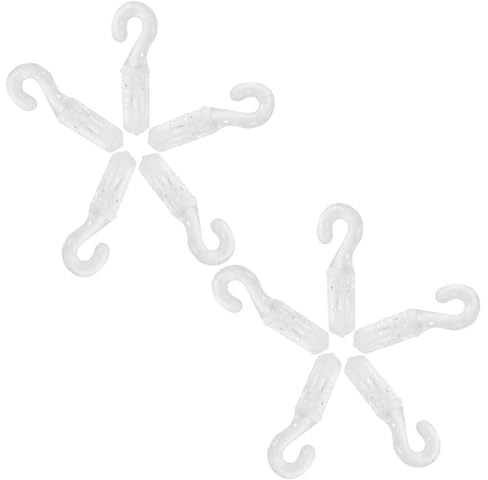 BAZEITFLOW 10 Stück Jalousie Drehstab Haken Zubehör für Fenster Minimalistisches Design Ersatzteile für Vertikale Jalousien Vielseitig Einsetzbar für Verschiedene Fensterdekorationen