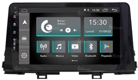 Android-Autoradio JF-139KP-X7C-1 kompatibel mit KIA PICANTO JA | CarPlay und Android Auto | GPS | DAB+ | 9 HD | Hergestellt in Italien