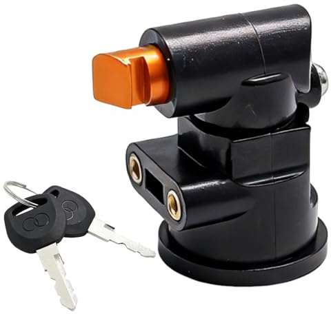 Hoypeyfiy Electric Bike Battery Lock with 2 Keys, Replacement for Vitesse Force Vigour Electric Bike, Replacement for Forme eBikes Select