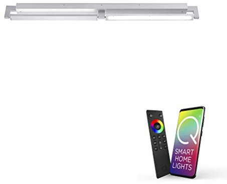 Paul Neuhaus Q-MATTEO 9119-95 LED Wandleuchte Smart Home, CCT Farbwechsel Farbsteuerung warmweiß - kaltweiß, dimmbar, Fernbedienung…