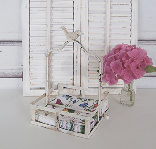 Serviettenhalter Rosalie im Shabby Chic Landhaus Stil Antique