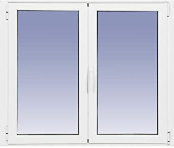 Ventanastock Ventana Aluminio 1200x1000 Practicable Oscilobatiente 2 hojas