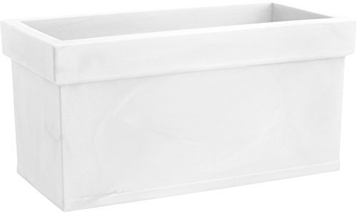 Nicoli R3099B Evolution Matt stampaggio rotazionale Themis Flower Box, Bianco, 100 cm