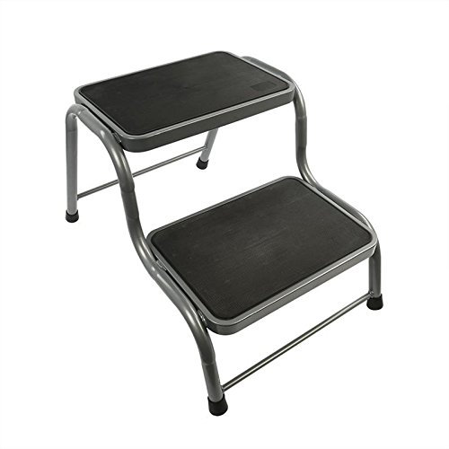 Pat Doppel Trittstufe XL Grau 38cm hoch geprüft bis max 150kg