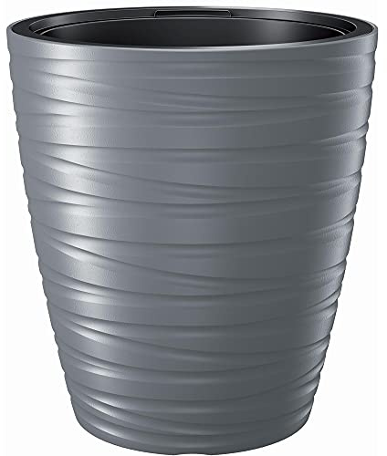 PETA mit Ablagerung 68L Kunststofflabyrinth in Graustein 47,5 (Länge) x 47,5 (Breite) x 52,3 (hoch) cm
