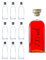 Bottiglie vuote da 700 ml bottiglia di vino bottiglia di liquore bottiglia di olio bottiglia di aceto di vetro 0,7 litri bottiglia di sughero (9 pezzi)