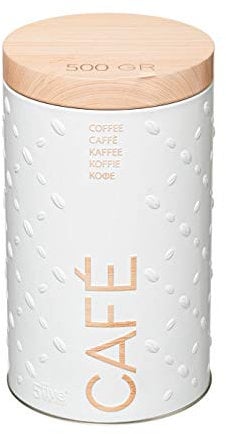 VITA PERFETTA 1 x Kaffeedose, Weiß (11 x 19 cm)