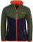 Trollkids Kinder Oppdal XT Fleece Jacke, Waldgrün/Marineblau, Größe 92