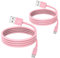 Apple MFi Certified 2 Pack Lightning to USB Cables, 2m Fast Charging iPhone Long Cables (13/12/11/X/8/7/6/iPad) for Multiple Apple Devices
