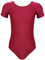 Aquarti Mädchen Gymnastikanzug Kurzarm Ballett Trikot, Farbe: Burgund, Größe: 158