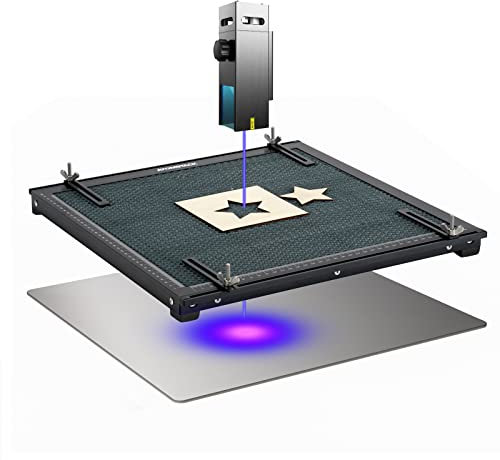 Atomstack Waben Arbeitstisch, für Lasergravierer zur schnellen Wärmeableitung und Desktop-Schutz, Waben-Arbeitsplatten-Set mit Halterungen und kompatibel mit All-Laser-Cutter, 400 mm x 400 mm
