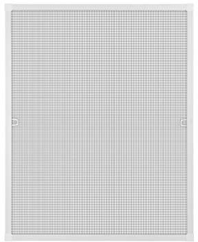 APANA - Fenster Fliegengitter mit Alurahmen & strapazierfähigem Fiberglasgewebe - Insektenschutz Fenster mit umlaufender Bürstendichtung - Fliegennetz Fenster Montage ohne Bohren (80 x 100 cm | Weiß)