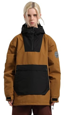 BSASB Men Ski Jackets Snowboard Coats Women Waterproof Pullover Jacket Winter Sports Windproof Warm