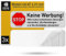 Briefkastenaufkleber Keine Werbung, 3 Stück, 67 x 21 mm, selbstklebende Folie in Edelstahl Optik, Briefkastenschild für Innen- und Außenbereich, Keine Reklame Aufkleber, Klebeschild gegen Werbung