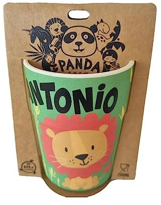 PLUS HOME Vaso o taza Con Nombre Personalizado o animal.Antonio