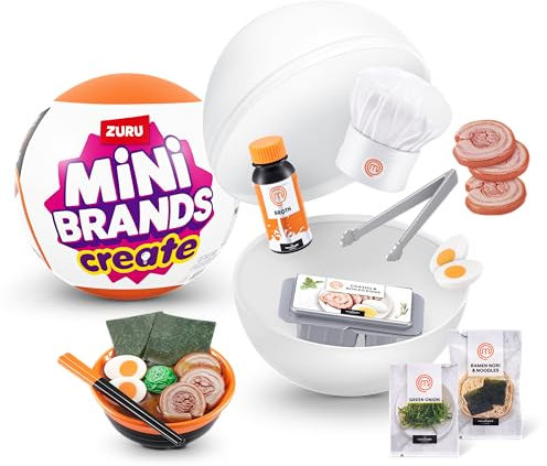 Mini Brands MasterChef Kapsel von ZURU, echte Miniatur MasterChef-Kreationen (1 Kapsel), Serie 1
