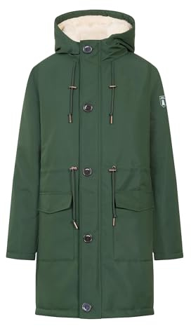 derbe Friese-Festholm - Winterjacke, Größe:46, Farbe:kombu green/off white