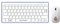 Real Madrid Club de Fútbol - Teclado y Ratón Inalámbrico para Ordenador - Pulsaciones Precisas - Receptor USB - Disposición QWERTY - Diseño con Escudo del Real Madrid - Producto Oficial del Equipo