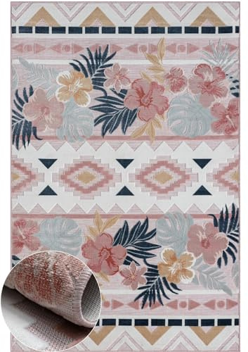 MY-RUG Outdoor Teppich wetterfest 240 x 320 cm, UV beständig & robust für Garten Terrasse, Balkon Küche & Wohnzimmer, kurzflor waschbarer Wohnzimmerteppich, Aurora II