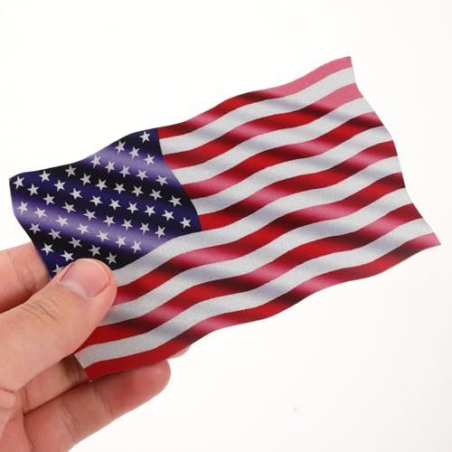 JECOMPRIS Adesivi Magnetici Con Bandiera Americana Per Auto E Camion 3 Pezzi Riflettenti Adesivo Per Paraurti E Decorazione Esterni Veicolo