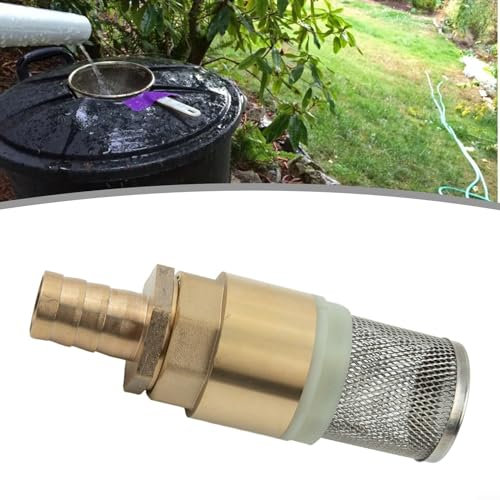 Filter Check Valves, Non-Return Valve Suction Strainer Foot Valve, Hose Connection,Non-return Valve, Brass Check Valve(1inch valves +DIA 25mm)