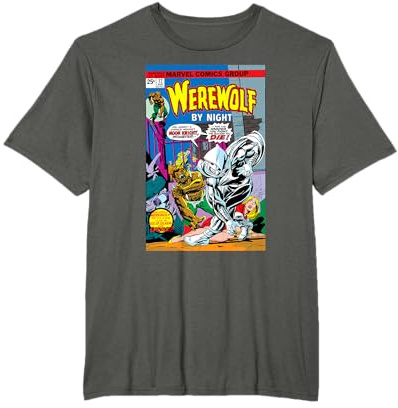 Marvel Moon Knight Werewolf by Night Vintage Comic Halloween T-Shirt