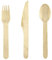 Pack of 300 Strong Wooden Cutlery Set Spoon Fork Knives Set 100pcs Each Ecofriendly 100% Birch Wood Wooden Disposable Cutlery Set for All Occassions Birthday Party BBQ Picnic Office Christmas Party