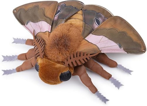 Tiny Heart Ginkgo-Motte, Süßes Braun Ginkgo-Motte, Weiches Plüschtier Ginkgo-Motte-Kollektion, Fliegendes Tier Jungen und Mädchen 16”