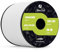 Abma Cord 750lb Paracord 4mm 30M Cuerda de 100% Nylon Tipo IV 11 Hebras Grado Militar Cuerda de Paracaídas - MAX. 340kg - Blanco