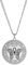 EUEAVAN St. Michael Erzengel Flügel Halskette für Männer Sankt Michael Anhänger Schutzengel Erzengel Medaillon Schlüsselanhänger Heilige Ankh Amulett katholische Geschenke (Halskette silber)