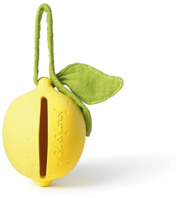 Oli & Carol Dummy Holder Dummy Box Case Dummy Storage Lou the Lemon Handmade Yellow