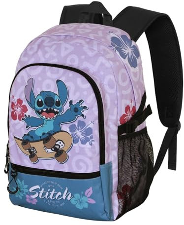 Disney Lilo e Stitch Skate-Zaino Fight FAN 2.2, Lilla, 31 x 44 cm, Capacità 24 L