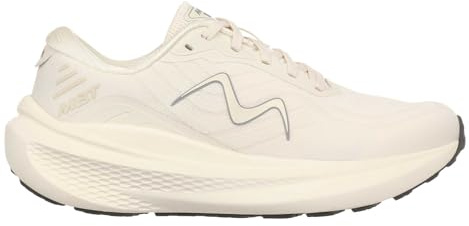 MBT-1000 Lace UP Scarpe Sportive da Donna. Scarpe Sportive Anatomiche e comode. Calzature fisiologiche Confortevoli e stabili con Suola Curva. Sneakers da Corsa. Colore Beige.