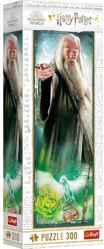 Trefl Harry Potter 300 Piece Jigsaw Puzzle – Albus Dumbledore Portrait Puzzle – Vertical Character Format – 16cm x 48cm – Wizarding World Jigsaw Puzzles for Kids and Adults
