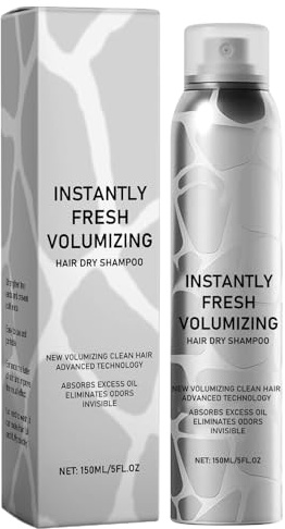 Dry Shampoo, 150 ml, Volumizing Shampoo Instant Spray, Refreshing Hair Care Conditioner for Daily Use, Overnight Freshening, Reisen, Fitnessstudio, Post Workout und vor Styling