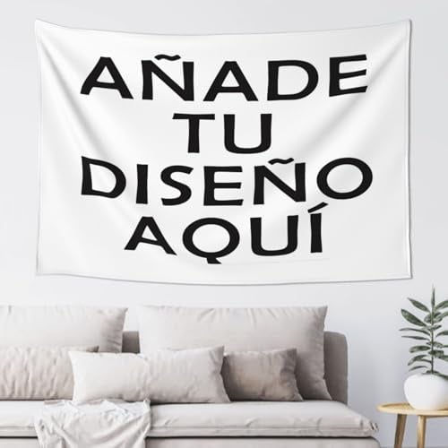 Xenorith Tapiz Personalizado tapices de pared Personalizado con Foto Texto Nombre murales decorativos pared Colgante en Pared decoracion pared dormitorio y Salón Para