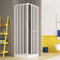 Yellowshop - Box Doccia Angolare 2 Lati Carmen con Apertura a Soffietto Pieghevole Quadrato Rettangolare - PVC Bianco, Reversibile, Salvaspazio - Facile da Montare - Made in Italy (Bianco, 70x100 cm)
