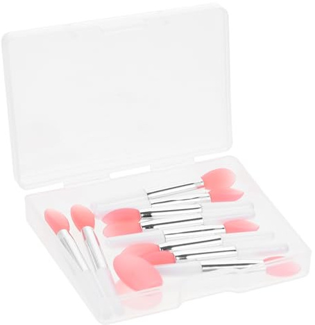 HONITANO Silicone Lipstick Applicator for Women Semi Transparent Lip Balm Brush Tools Precise Lip Scrub Brush for Even Makeup Application