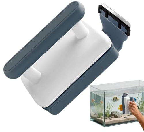 Magnetisk Akvarierengörare Avtagbart Dubbelsidigt Ergonomiskt Magnetiskt | Akvarierengörare För Grus, Sand, Saltvatten, Sköldpaddor, Betta, Och Andra Akvatiska Miljöer