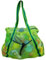 Leberna Bolsa de playa de malla grande, plegable, ligera, resistente, para juguetes