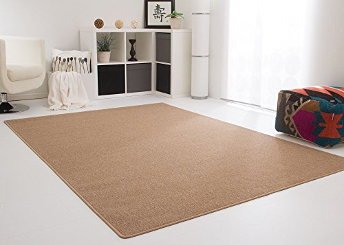 Steffensmeier Schlingenteppich Meddon, Esszimmer, Flur, für Haustiere geeignet in Beige, GUT Siegel Zertifiziert, Größe: 80x300 cm