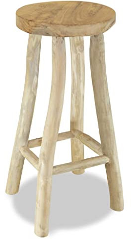 vidaXL Teak Barhocker Tresenhocker Thekenhocker Barstuhl Bistrohocker Hocker