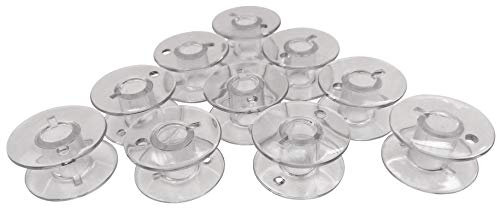 10 Kunststoffspulen Spulen für Singer Nähmaschine