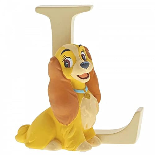 Enchanting Disney , Figura de Dama La Dama y el Vagabundo y L(Lady), Para coleccionar, Home Deco, Enesco